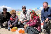 Photo with Nomad people in Ngari