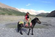 Tibetan nomad at Amnye Machen